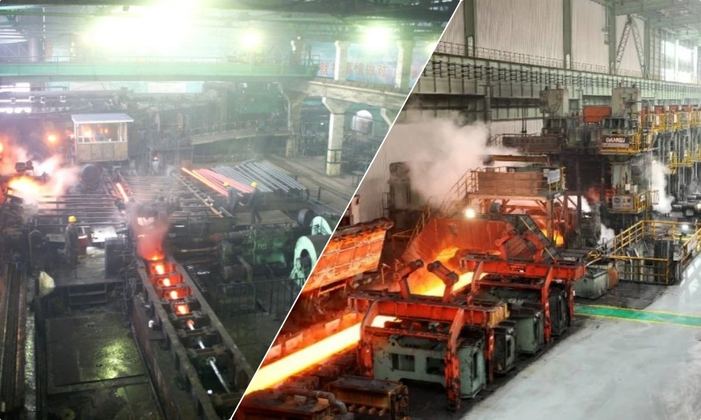 Cold-drawn and hot-rolled seamless pipe production line Cold-drawn and hot-rolled seamless pipe production line