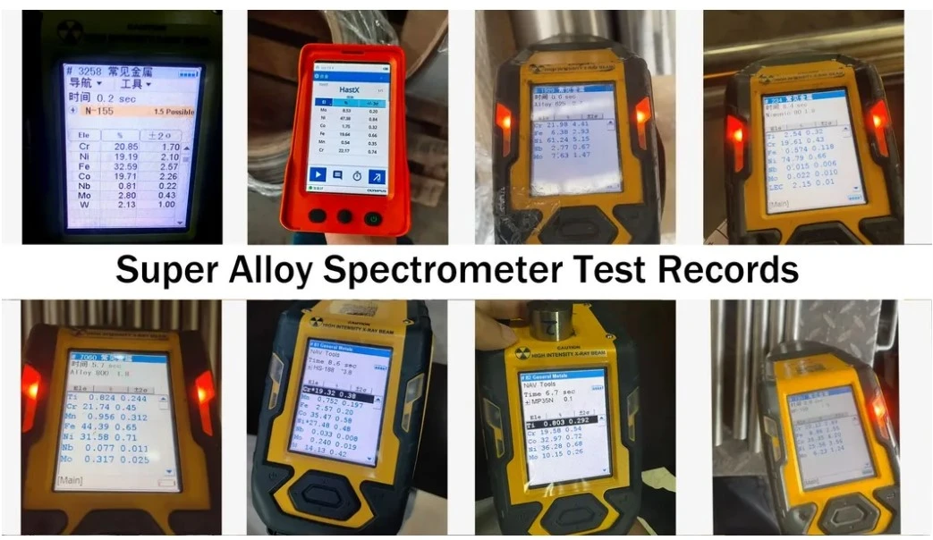 Gnee Alloy Nickel Based Alloy PMI Test Gnee Alloy Nickel Based Alloy PMI Test